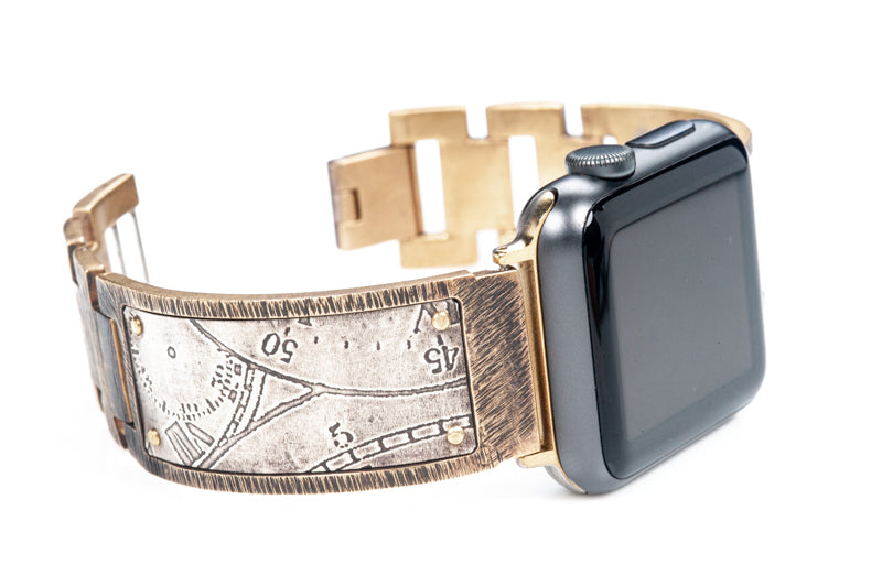 Tristan Apple Watch Band In Sterling Silver - Wide