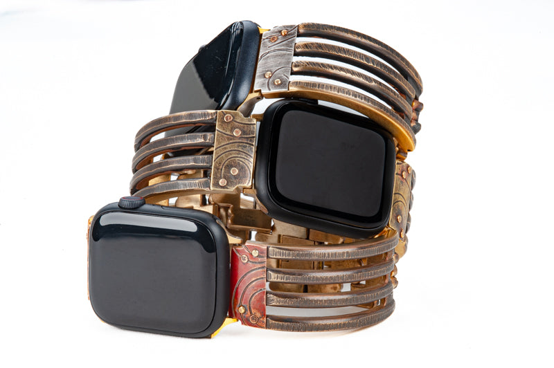 Jaffa Bridge Apple Watch Band with Brass