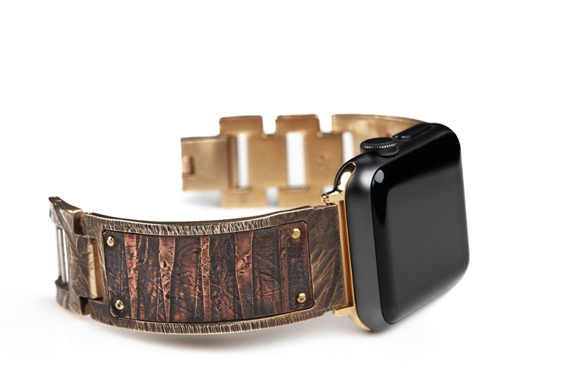 Troubadour Apple Watch Band in Copper - Wide