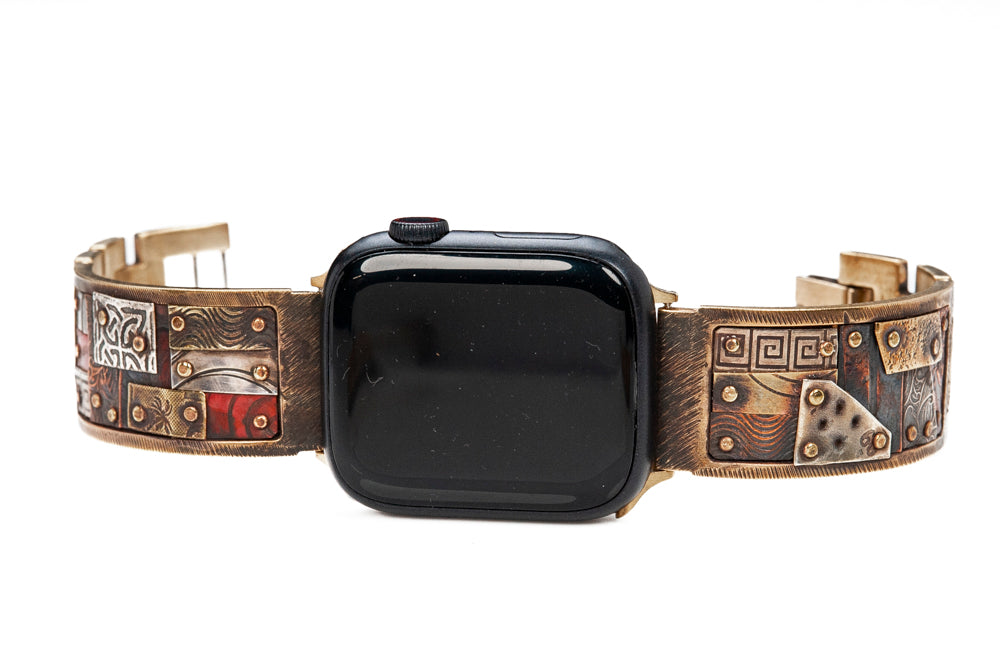 Gaudí Apple Watch Band in Three-Tone - Wide