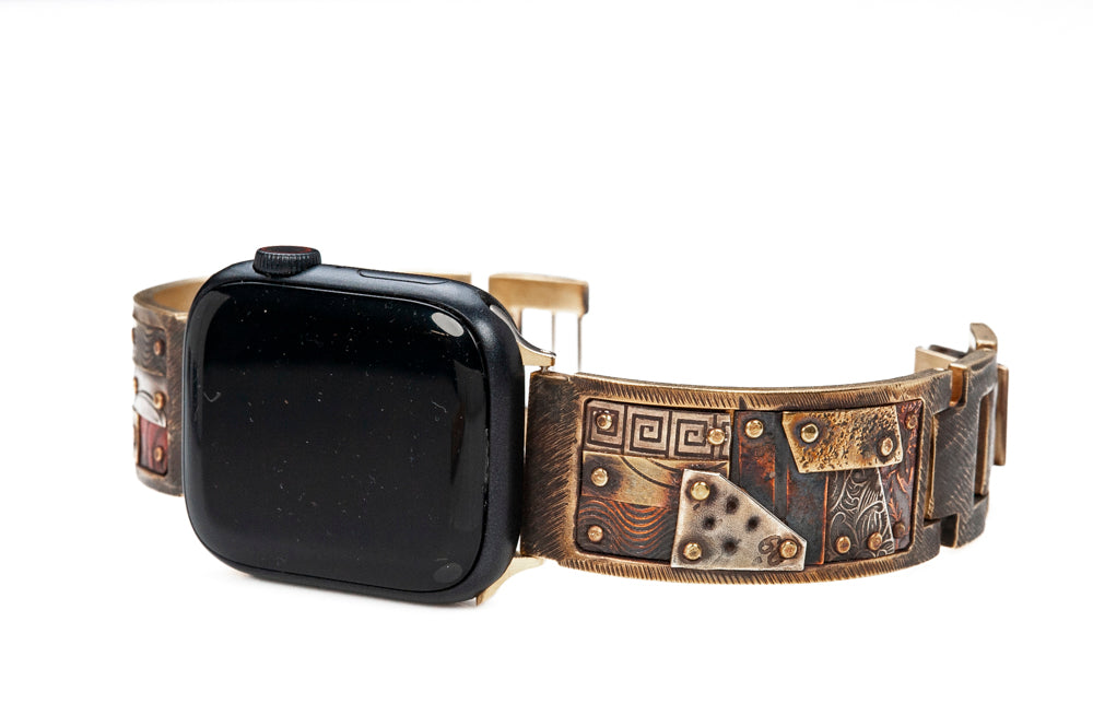 Gaudí Apple Watch Band in Three-Tone - Wide