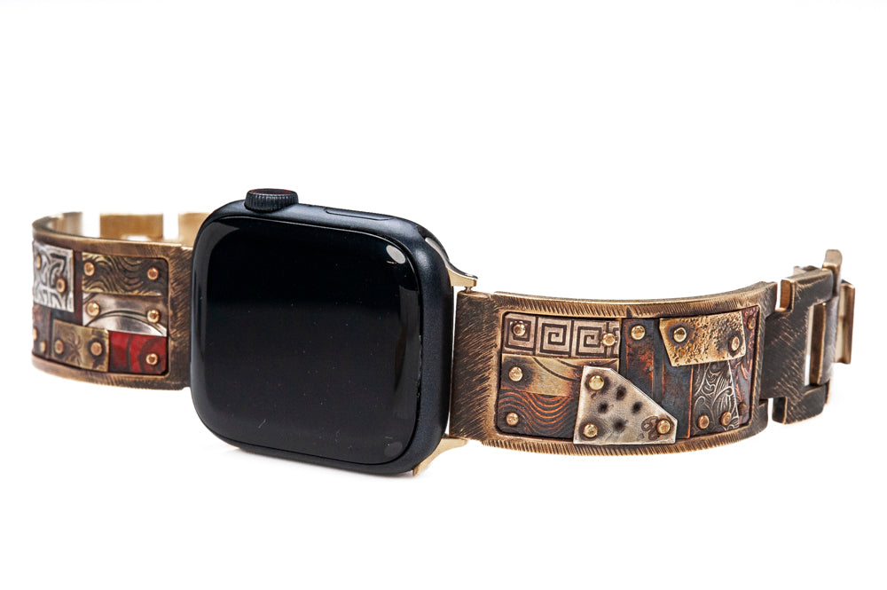 Gaudí Apple Watch Band in Three-Tone - Wide