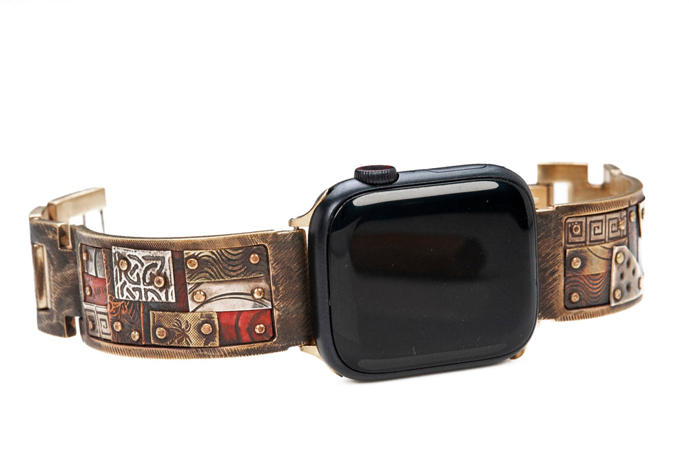 Gaudí Apple Watch Band in Three-Tone - Wide