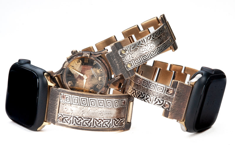 Our Bard watches and Apple bands come in wide and narrow to fit your wrist and your style!