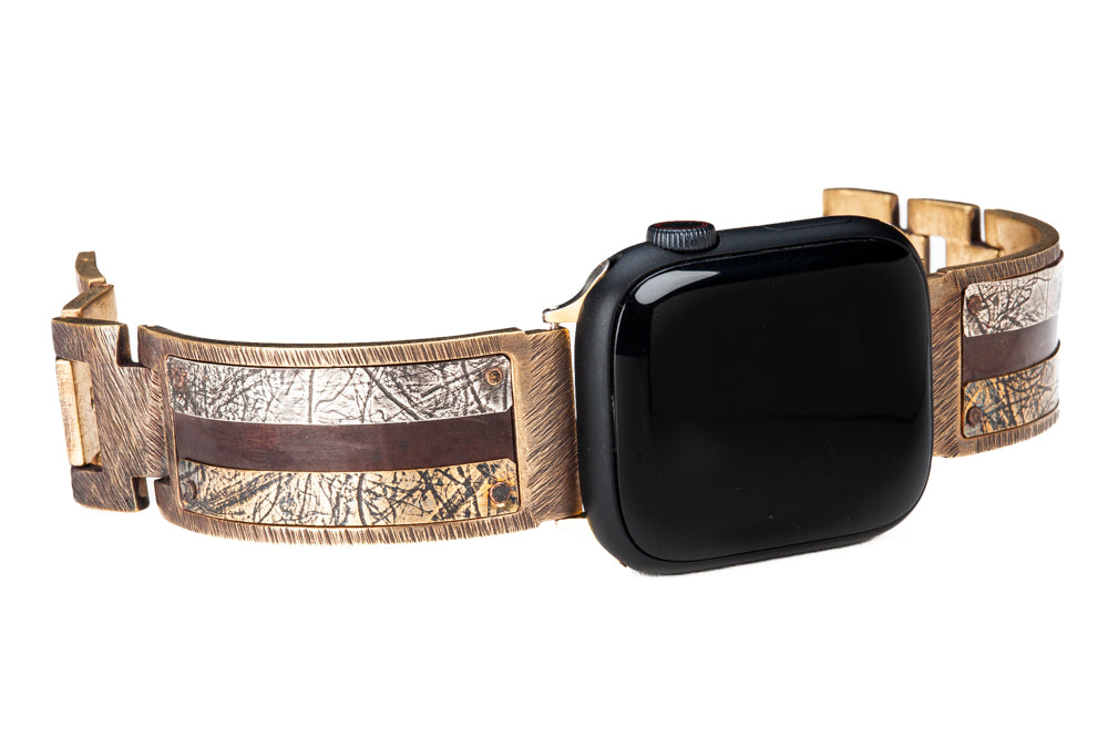 Normandie Apple Watch Band in Three-Tone - Wide