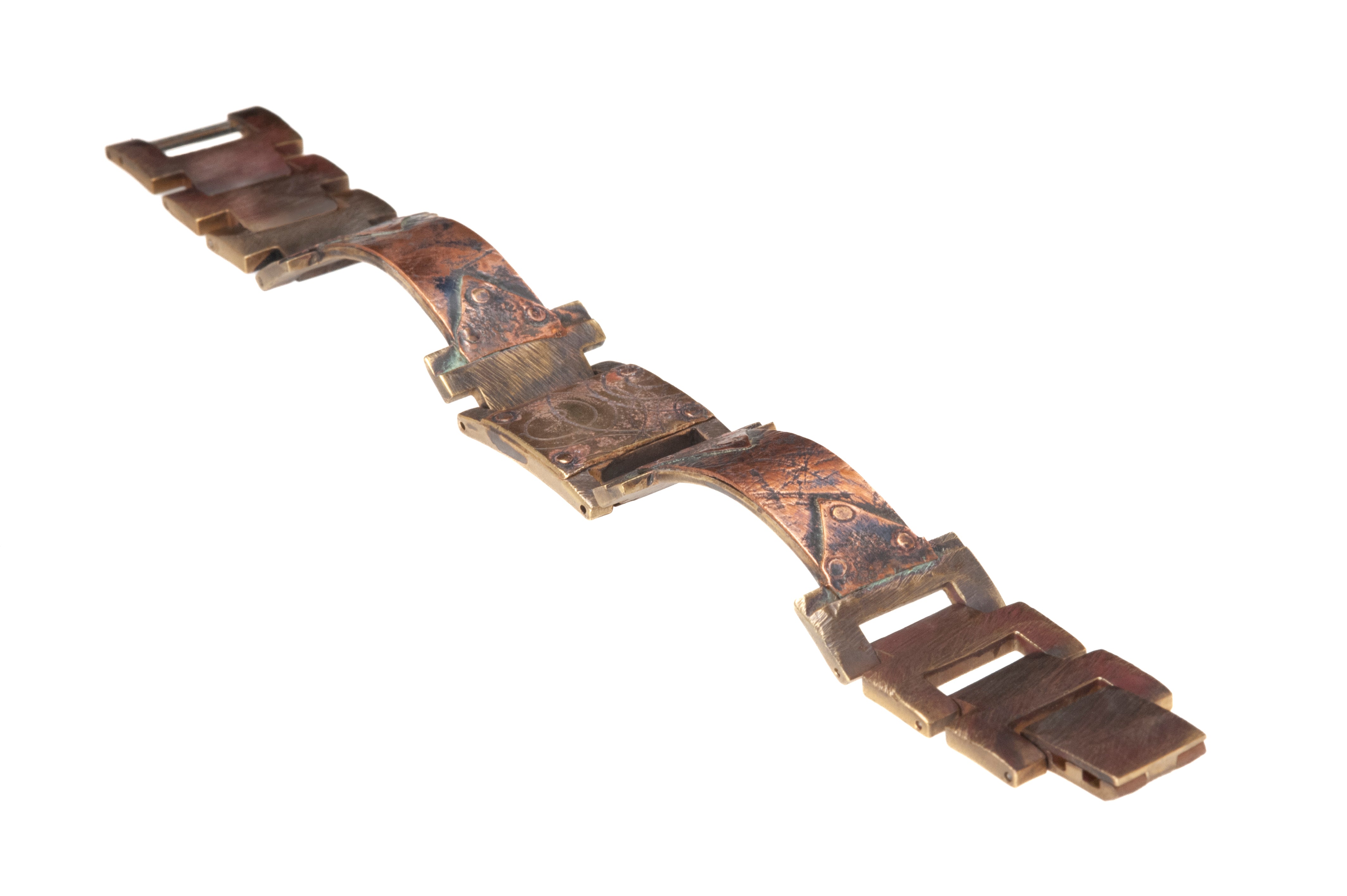 Ponte Vecchio in Copper Bracelet - Narrow