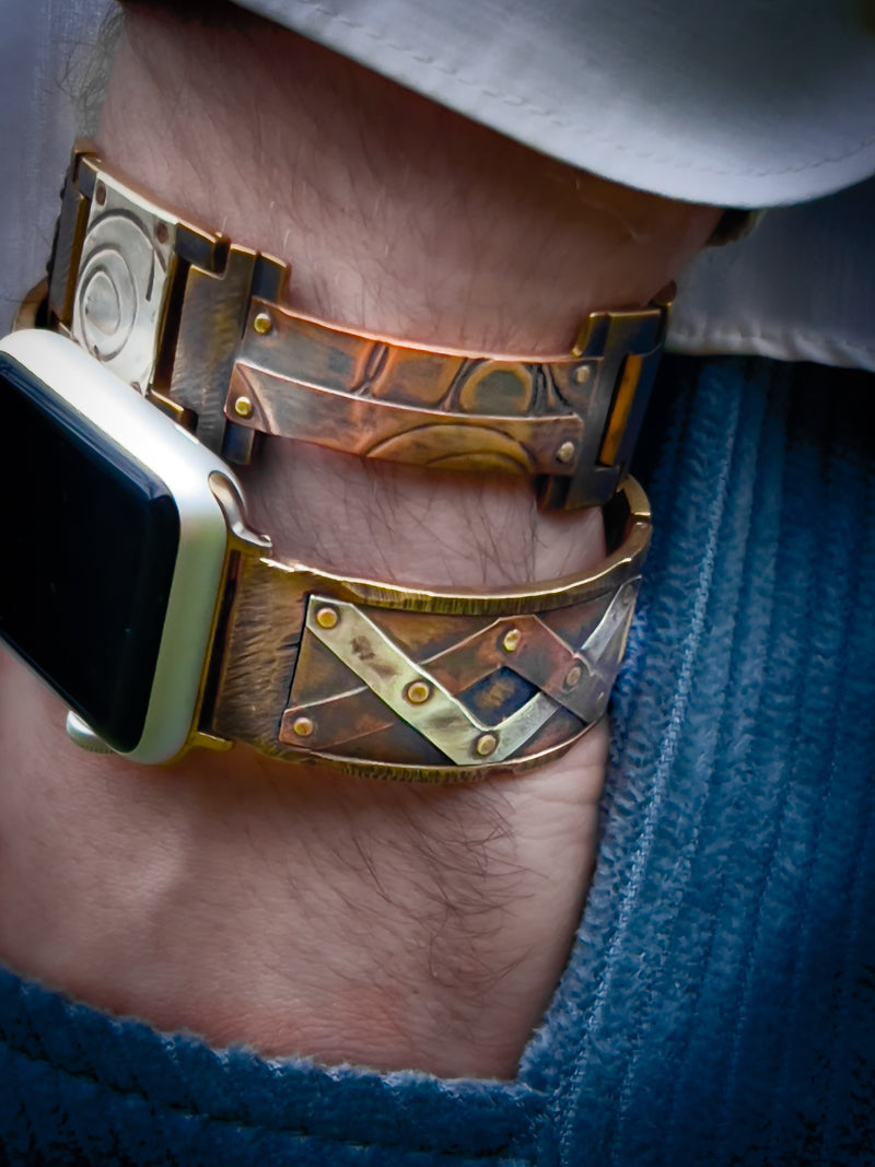 Juggler Apple Watch Band in Three-Tone - Wide