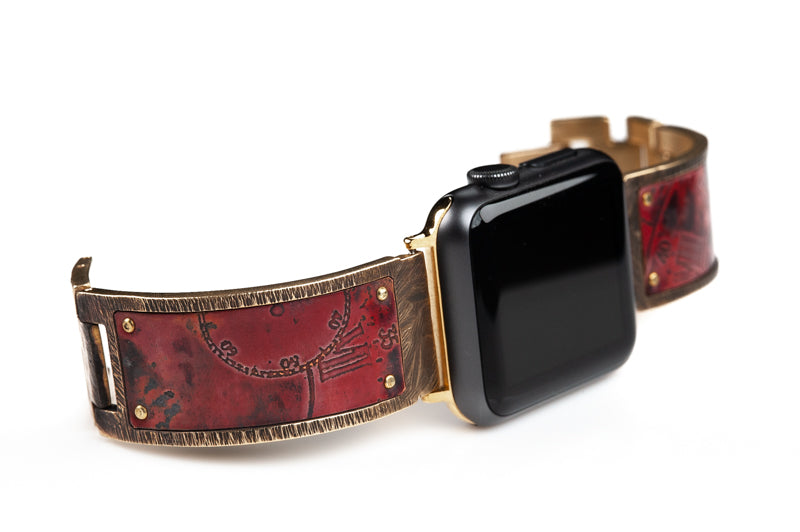 Tristan Apple Watch Band in Copper - Wide