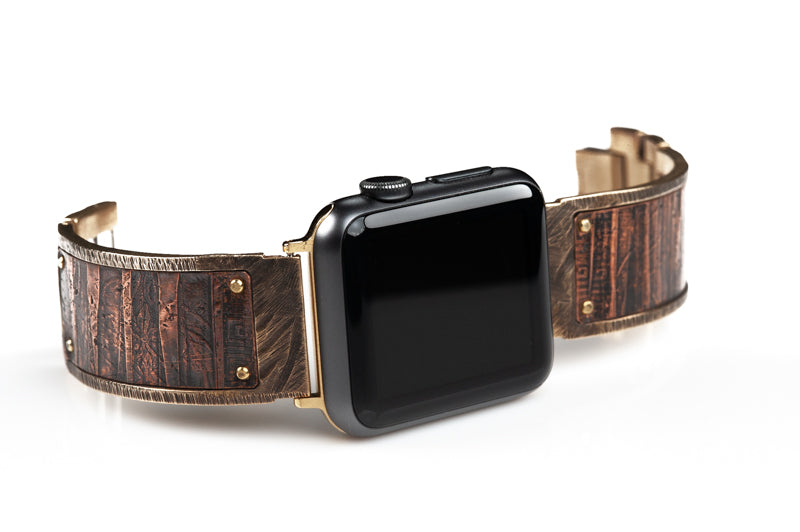 Troubadour Apple Watch Band in Copper - Wide